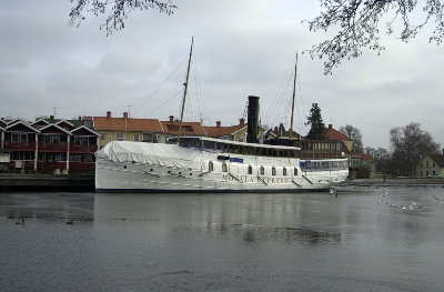 Motala Express. Byggd 1895. &amp;quot;Vätterns fånge&amp;quot;.